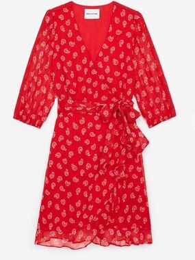 The Kooples Mini Wrap Dress